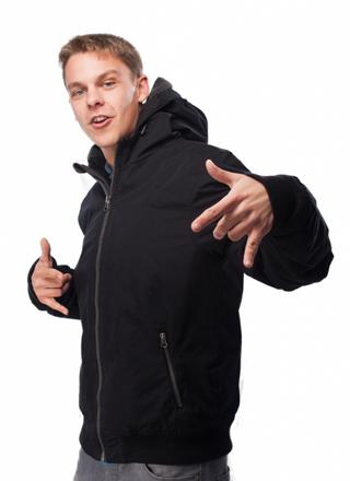 man-dancing-like-rapper-wear-sports-jacket