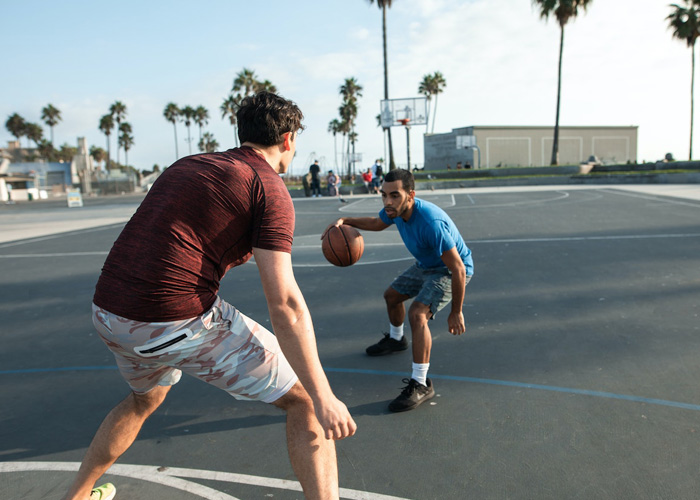 Image Shown people play basketball wear Moisture-Wicking Apparel