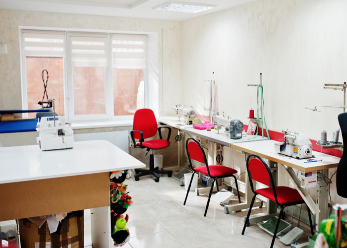 workplace-with-sewing-machine-table